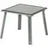 Prats Sunbed Side Table - Grey, Metal