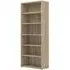 Prax 5 Shelves Bookcase - Oak