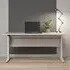 Prax Electric Computer Desk with Height Adjustment - White, MDF