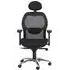 Premix Fabric Office Chair with Chrome Base - Black
