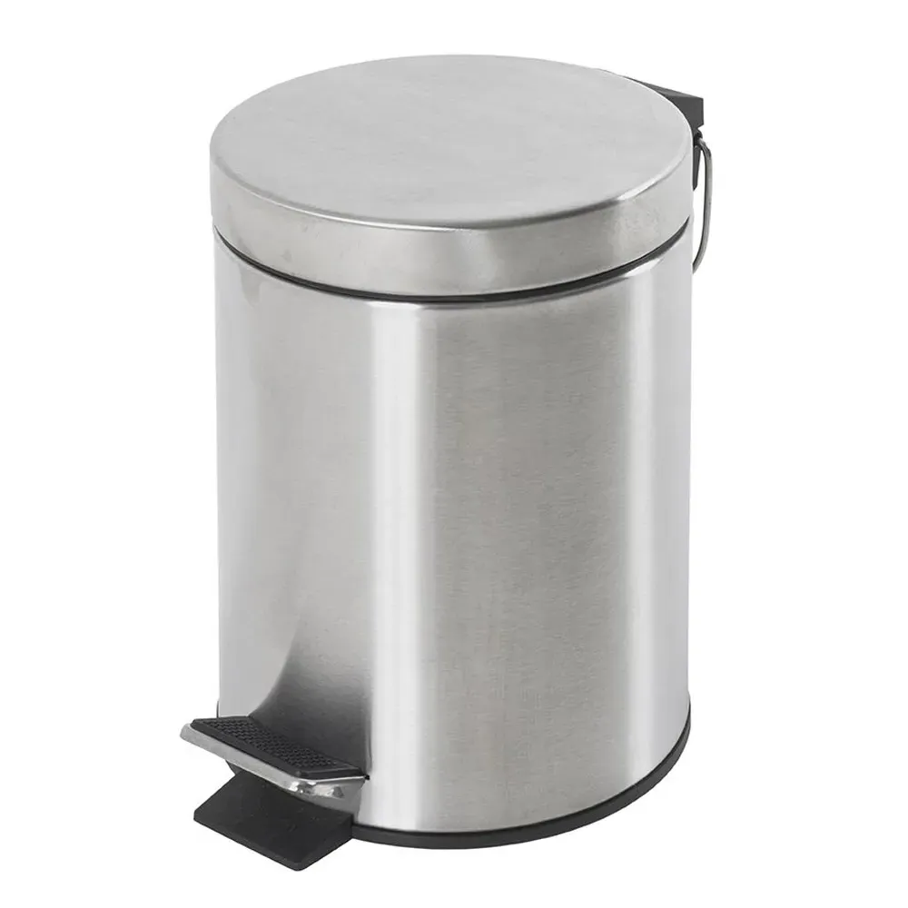 Prichard 3 Litre Pedal Bin - Silver, Stainless Steel product