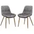 Primo Dining Chairs - Grey, Fabric