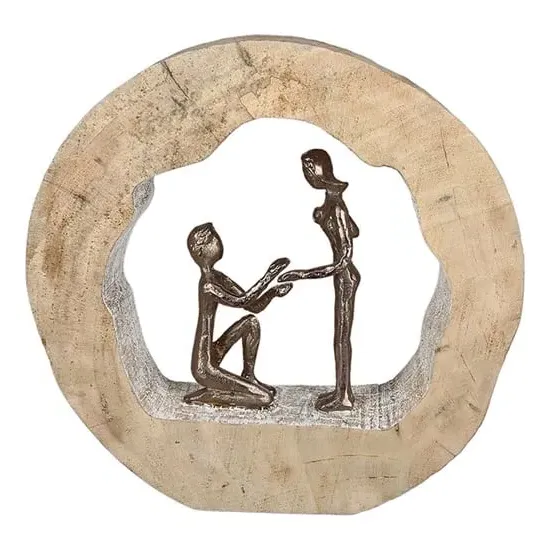 Propose Aluminium Sculpture - Bronze, Wood image