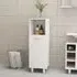 Pueblo Bathroom Storage Cabinet with 1 Door - White