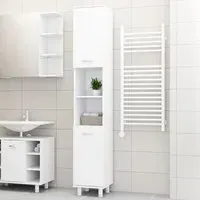 Pueblo Bathroom Storage Cabinet with 2 Doors - White