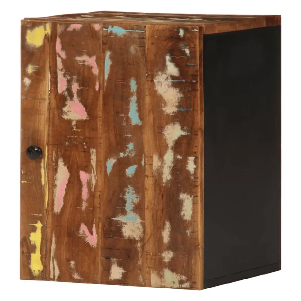 Pulaski Bathroom Wall Cabinet with 1 Door - Multicolour, Wood