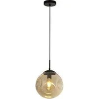 Punch Champagne Glass Pendant Light - Black