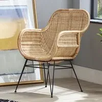 Puqi Occasional Rattan Armchair - Natural