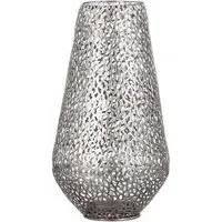 Purley Floor Lantern - Antique Silver, Metal