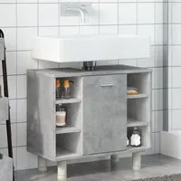 Putnam Vanity Unit with 1 Door - Concrete Grey, Engineered Wood alternate view