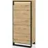 Qesso Storage Cabinet with LED - Artisan Oak