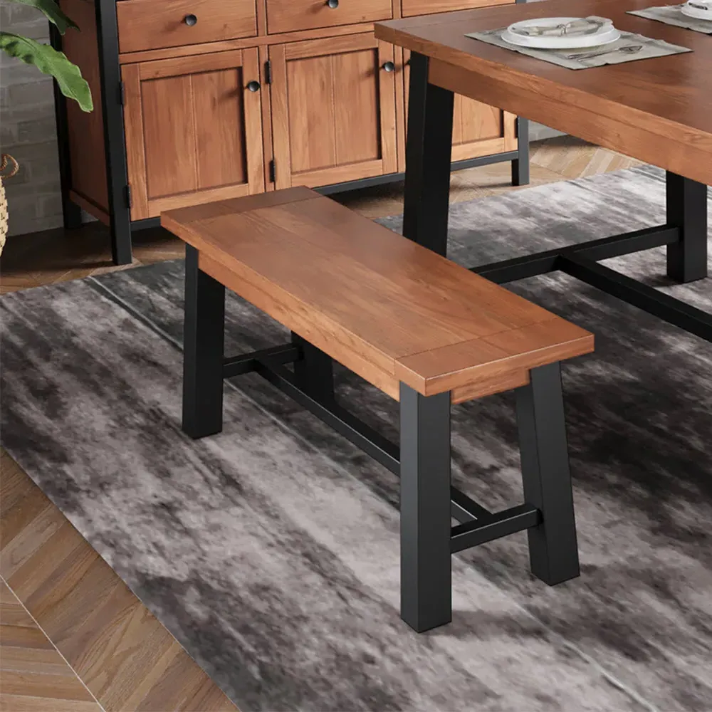 Qimera Dining Bench - Natural, Acacia Wood product