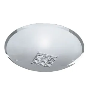 Quadrex Round Flush Light with Crystal Windows image