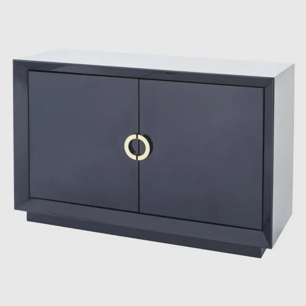 Quarryville 2 Door Sideboard - Blue, High Gloss image