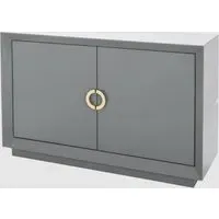 Quarryville 2 Door Sideboard - Grey, High Gloss