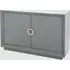Quarryville 2 Door Sideboard - Grey, High Gloss