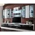 Quebec Entertainment Unit with LED - Black, High Gloss