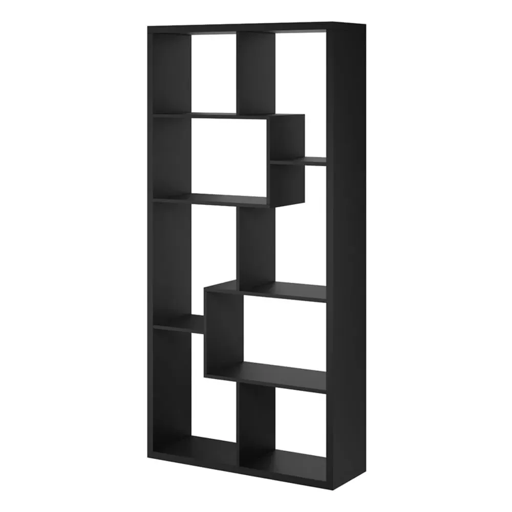Quebec Wooden Shelving Unit - Black image
