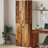 Quilcene 190cm Office Cabinet - Oak, Engineered Wood