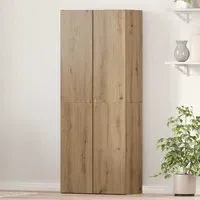 Quilcene Office Cabinet - Artisan Oak, Engineered Wood