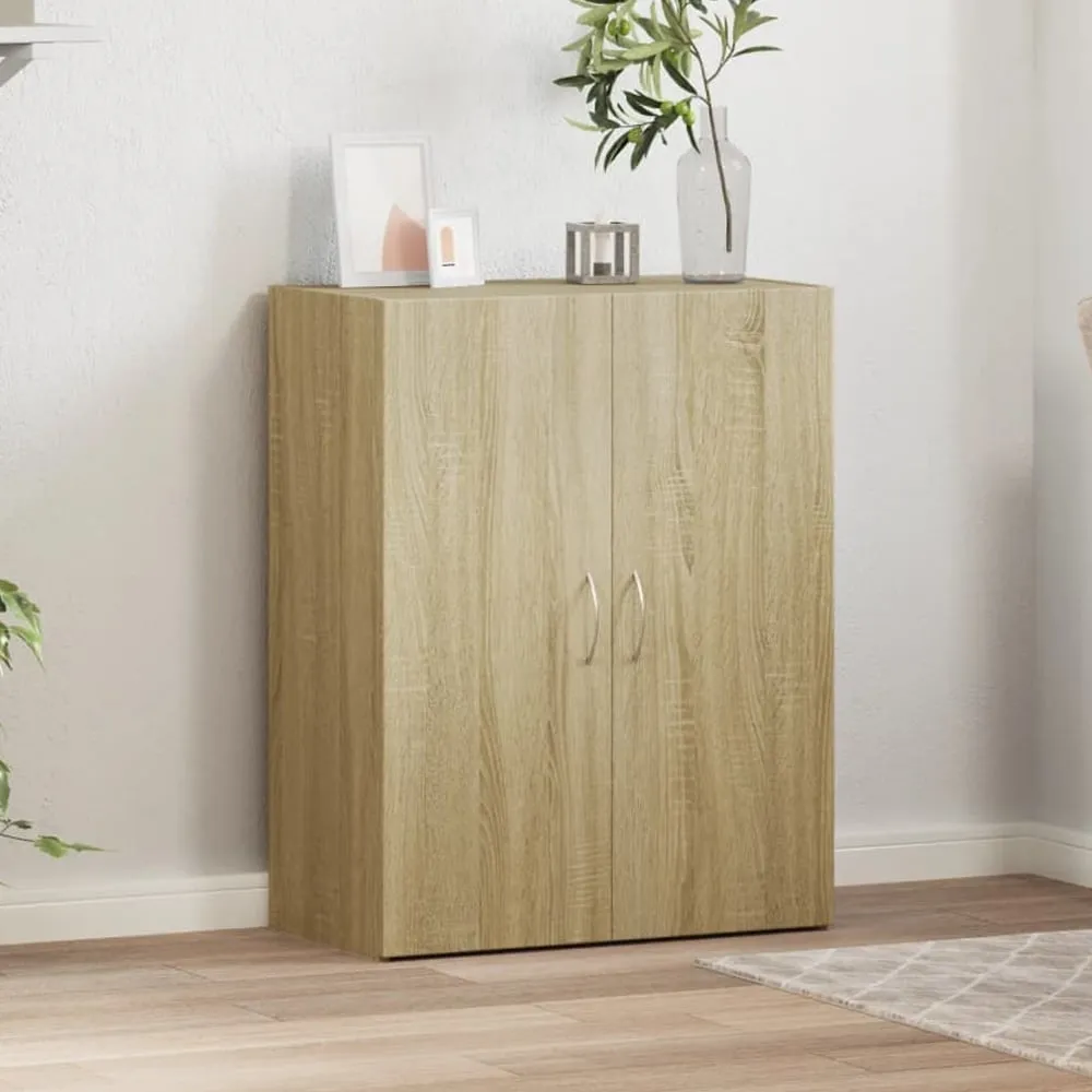 Quilcene Office Cabinet - Sonoma Oak, Engineered Wood