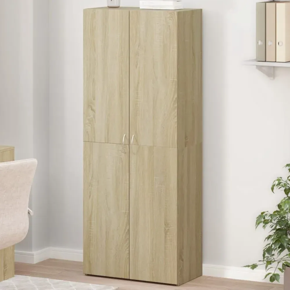 Quilcene Office Cabinet - Sonoma Oak, Engineered Wood