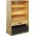 Quincy 2-Shelf Bookcase with Storage - Artisan Oak