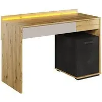 Quincy Computer Desk with Storage - Artisan Oak