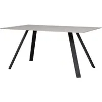 Quincy Large Rectangular Dining Table - Grey, Ceramic