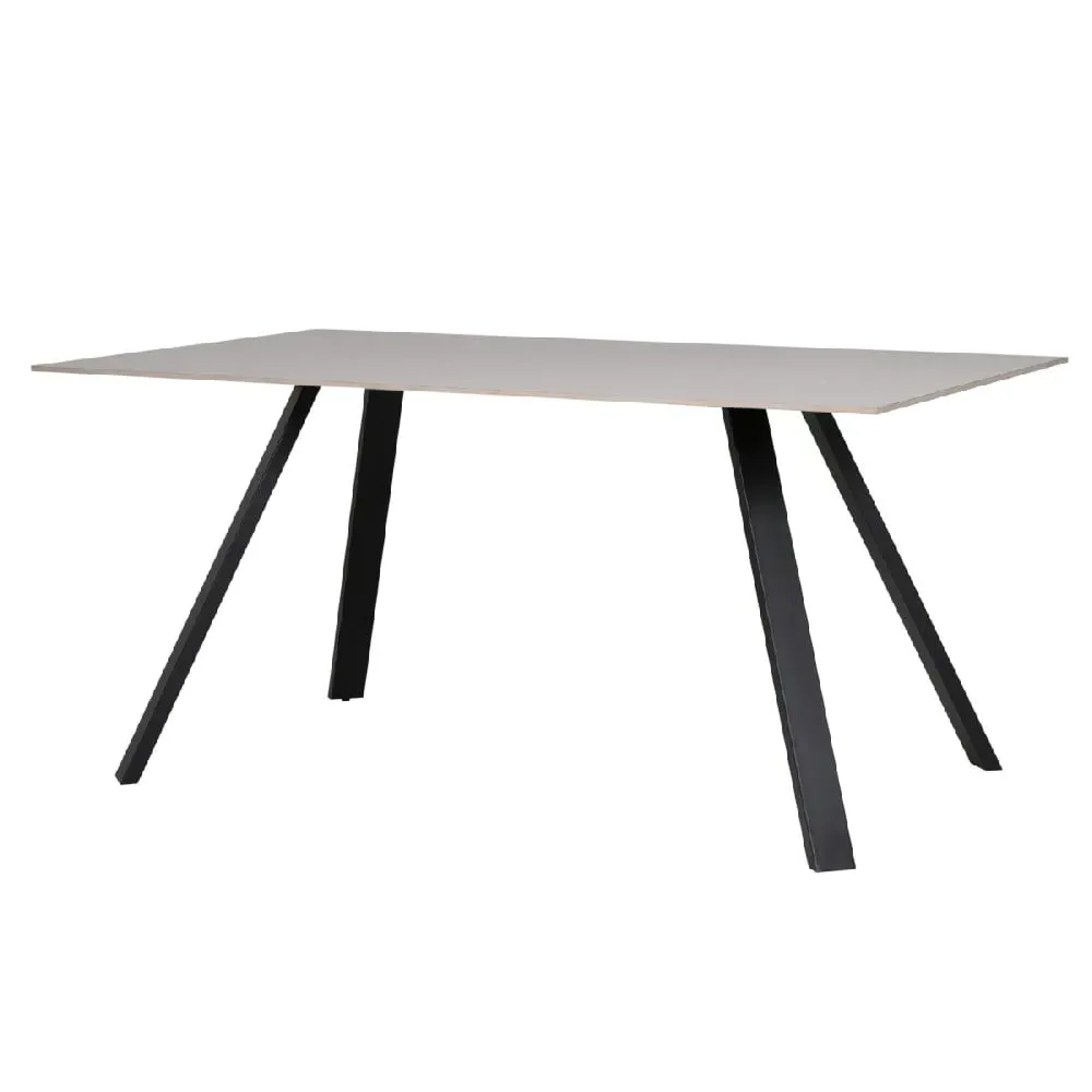 Quincy Large Rectangular Dining Table - Grey, Ceramic image