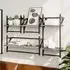 Quito 4 Piece Wall Shelf Set - Grey, Oak
