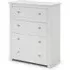 Raddix Chest of Drawers with 4 Drawers - White