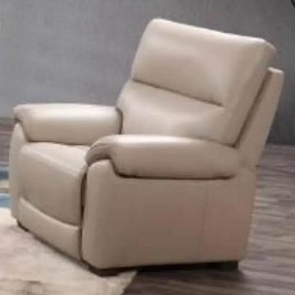 Radford 1-Seater Electric Recliner Sofa - Chalk, Leather