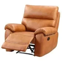 Radford 1-Seater Recliner Sofa - Tan, Leather