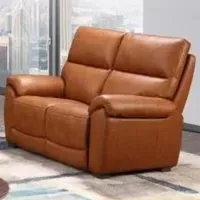 Radford 2-Seater Electric Recliner Sofa - Tan, Leather