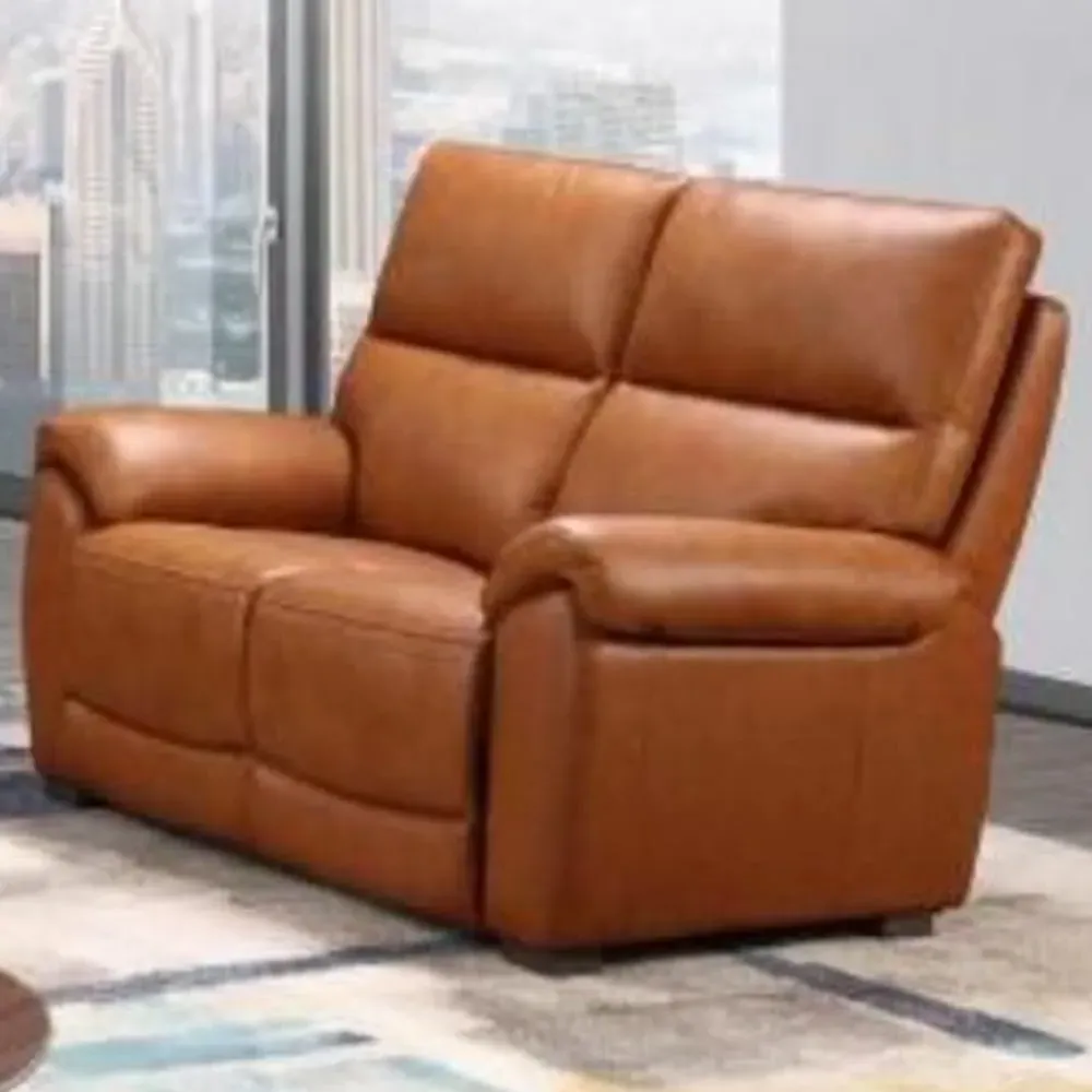 Radford 2-Seater Electric Recliner Sofa - Tan, Leather