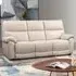 Radford 3-Seater Electric Recliner Sofa - Chalk, Leather