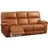 Radford 3-Seater Electric Recliner Sofa - Tan, Leather