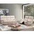 Radford 3+2 Seater Electric Recliner Sofa Set - Chalk, Leather