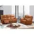 Radford 3+2 Seater Electric Recliner Sofa Set - Tan, Leather