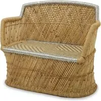 Radford Kids 2-Seater Sofa - Silver, Bamboo