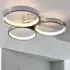 Radius LED 3 Lights Semi Flush Ceiling Light - Chrome