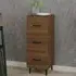 Radko 3 Drawer Chest - Brown Oak, Engineered Wood