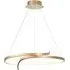 Rafe LED Ceiling Pendant Light - Matt Brushed Gold, Steel