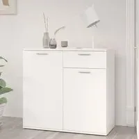 Ragni Sideboard with 2 Doors 1 Drawer - White