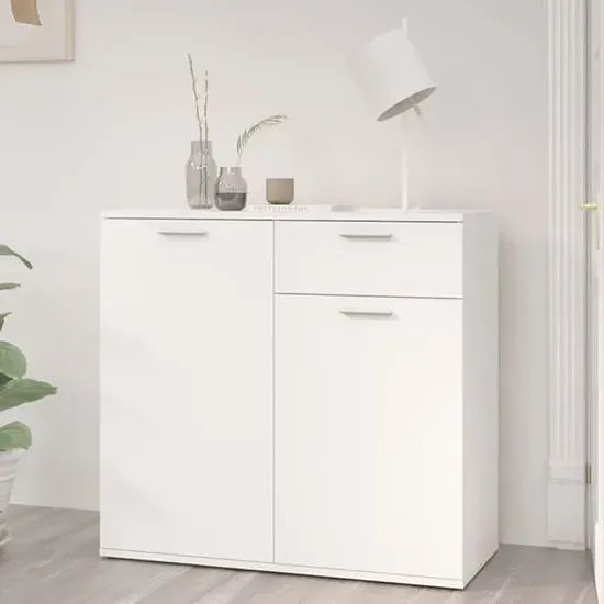 Ragni Sideboard with 2 Doors 1 Drawer - White image