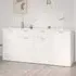 Ragni Sideboard with 4 Doors 2 Drawers - White