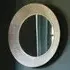 Raiola Round Wall Mirror - Distressed Cream