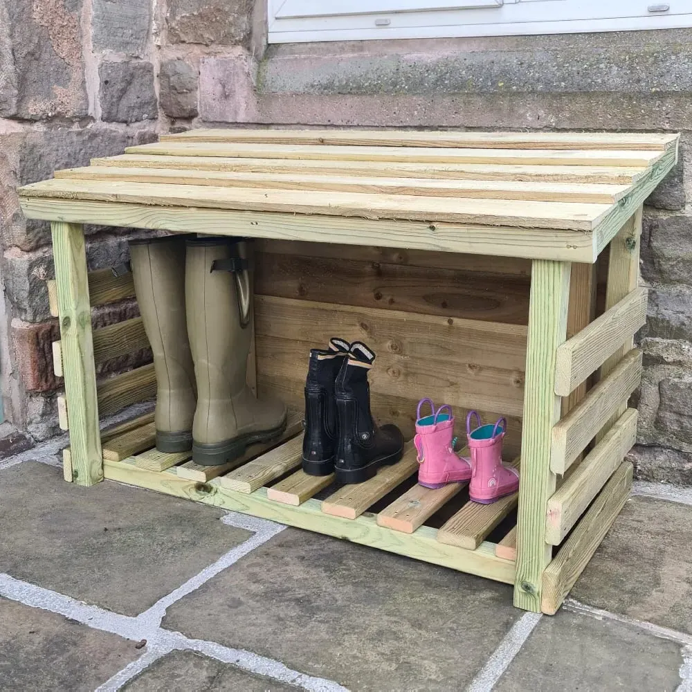 Raivo Outdoor Boot Store - Natural Wood image