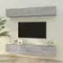 Raivo Wall Hung Entertainment Unit - Grey Sonoma Oak